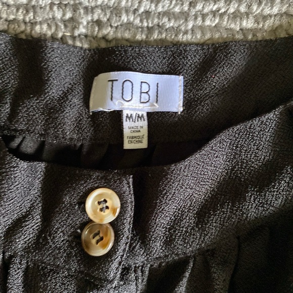 Tobi Button Up Swing Skirt - Picture 6 of 8